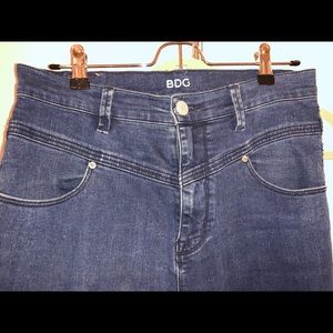 Urban outfitters BDG blue seamed skinny jean size 30W 29L